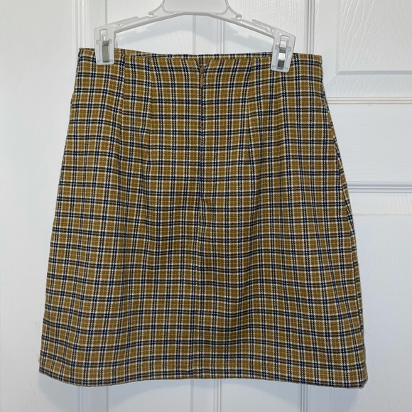 plaid mini skirt xs/small - Picture 2 of 4